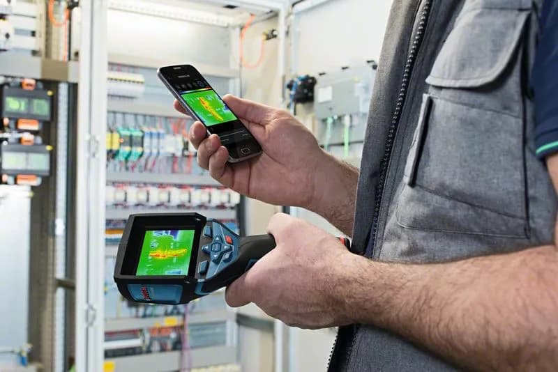 ترمو کمرای بوش (دوربین حرارتی حرفه ای) Bosch GTC 400 C Professional Thermo Camera — تصویر ۶
