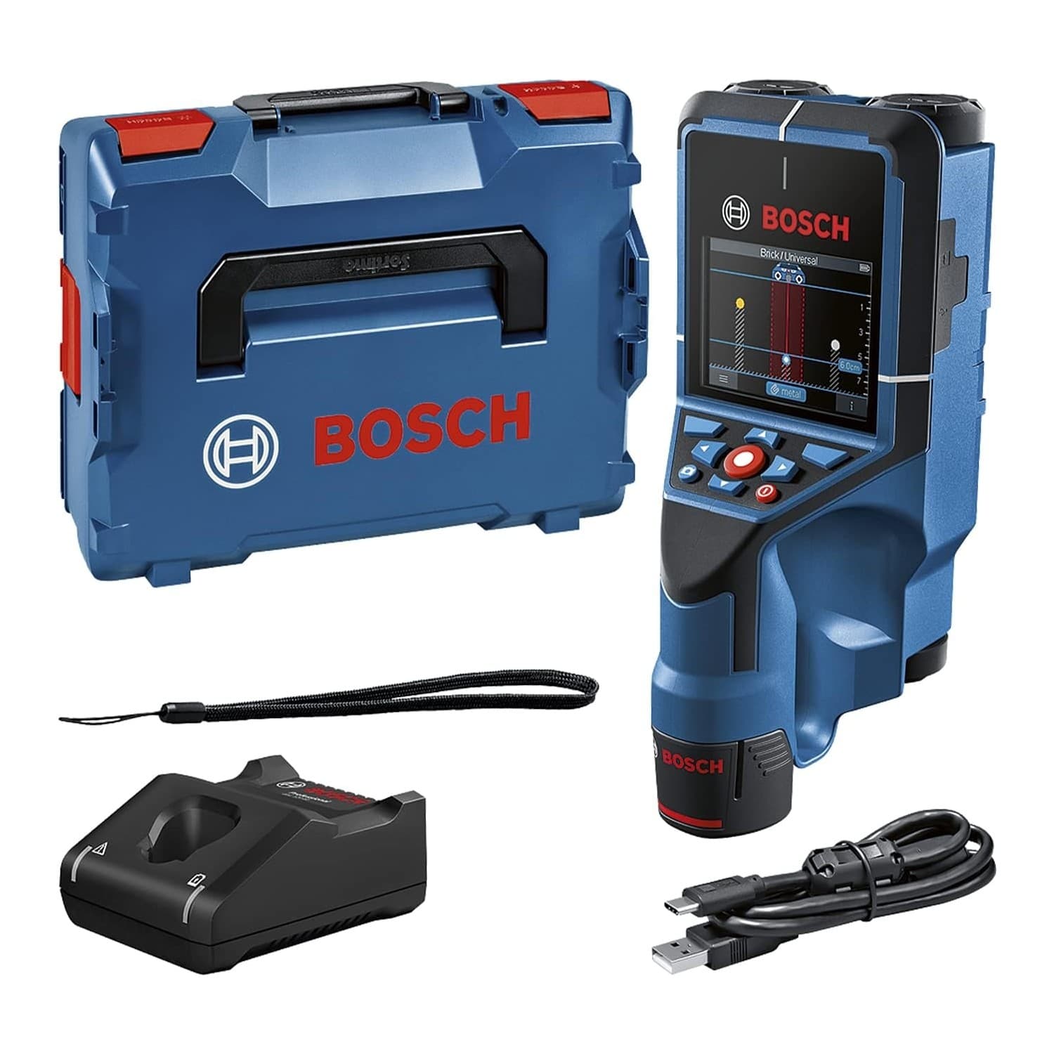 ردیاب و اسکنر بوش با ملحقات کامل Bosch Wallscanner D-TECT 200 C Professional Detector — تصویر ۱۰