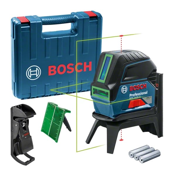 تراز لیزری بوش با پایه چرخشی و گیره ثبات Bosch GCL 2-15 G Professional Combi Laser+RM1+BM3 — تصویر ۲