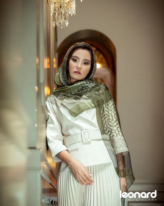شال ابریشم ویسکوز CH101