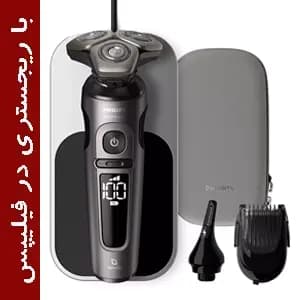 ماشین اصلاح صورت فیلیپس سری S9000 پرستیژ Philips S9000 Prestige Cordless electric shaver with 2 attachments SP9872/22