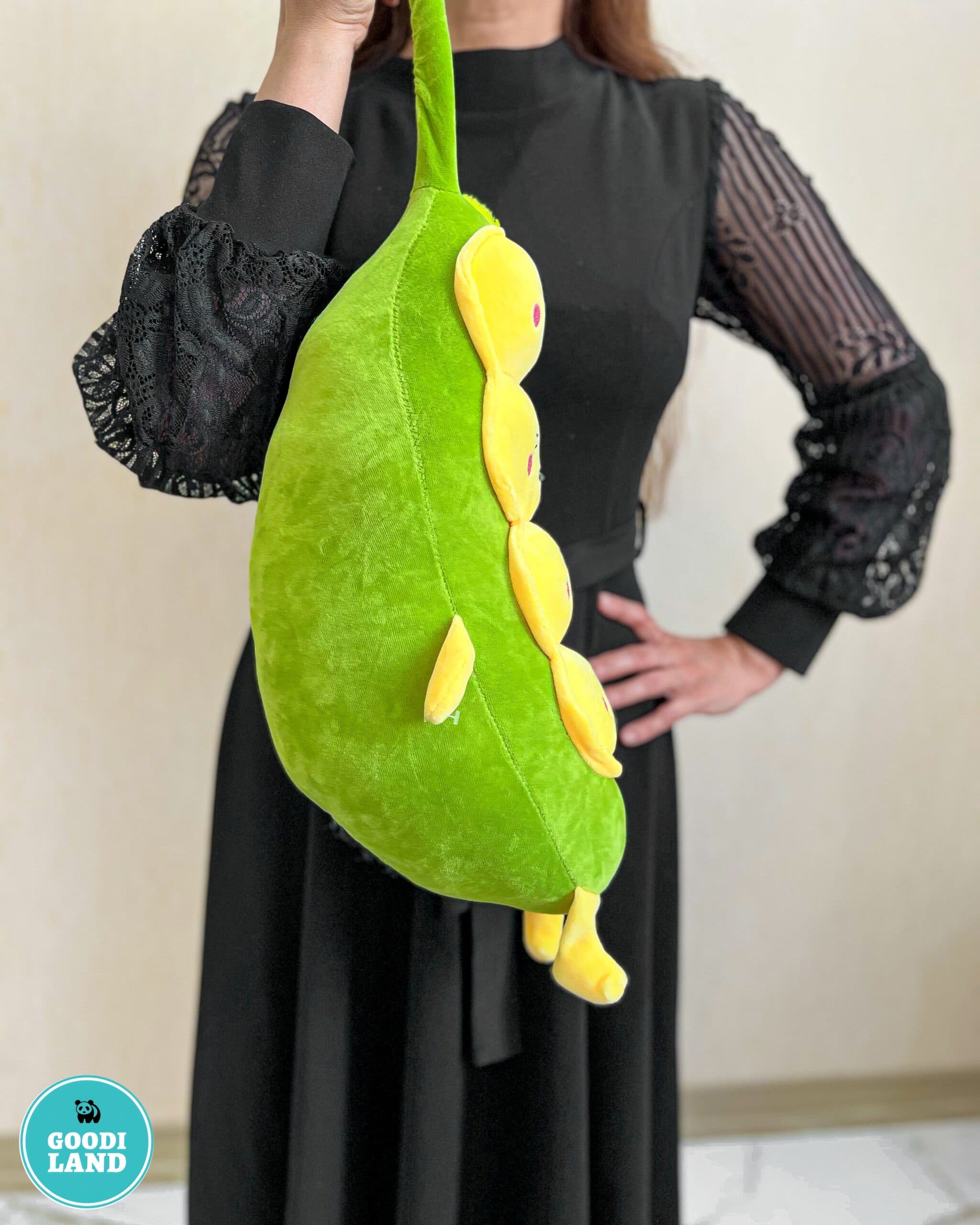 عروسک بالشتی میوه نخود فرنگی اورجینال 50cm — تصویر ۶