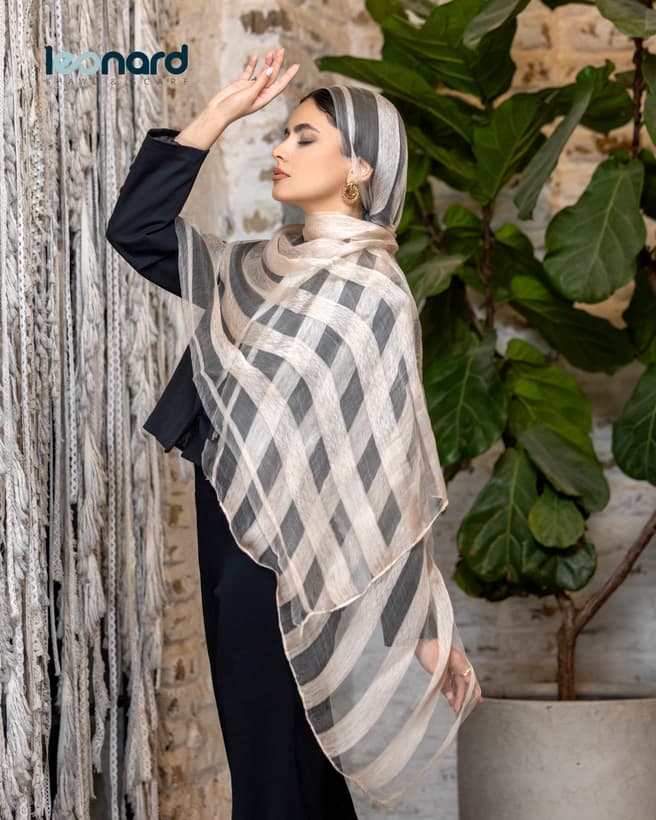 شال ابریشم ویسکوز میله ای CH115 — تصویر ۷