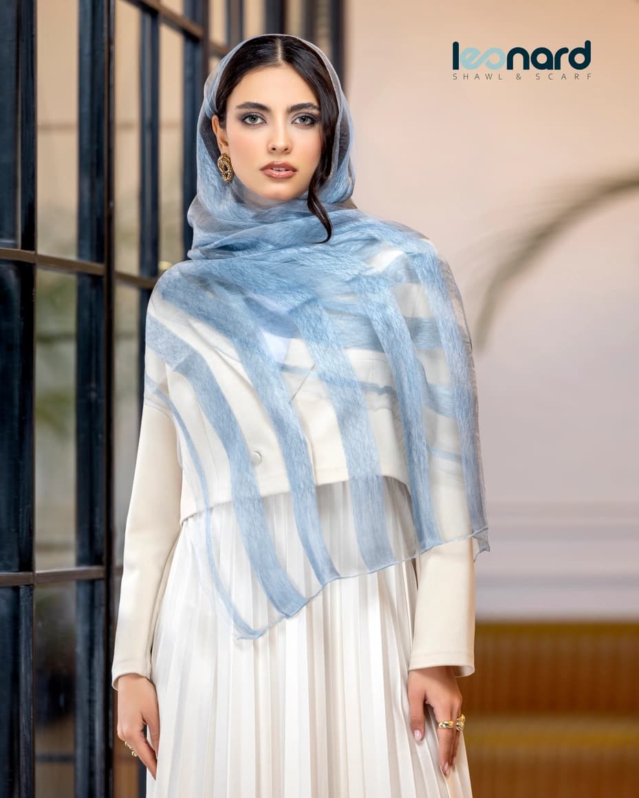 شال ابریشم ویسکوز میله ای CH115 — تصویر ۵
