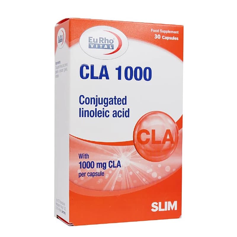 کپسول سی ال ای 1000 یوروویتال بسته 30 عددی CLA انقضا 2027