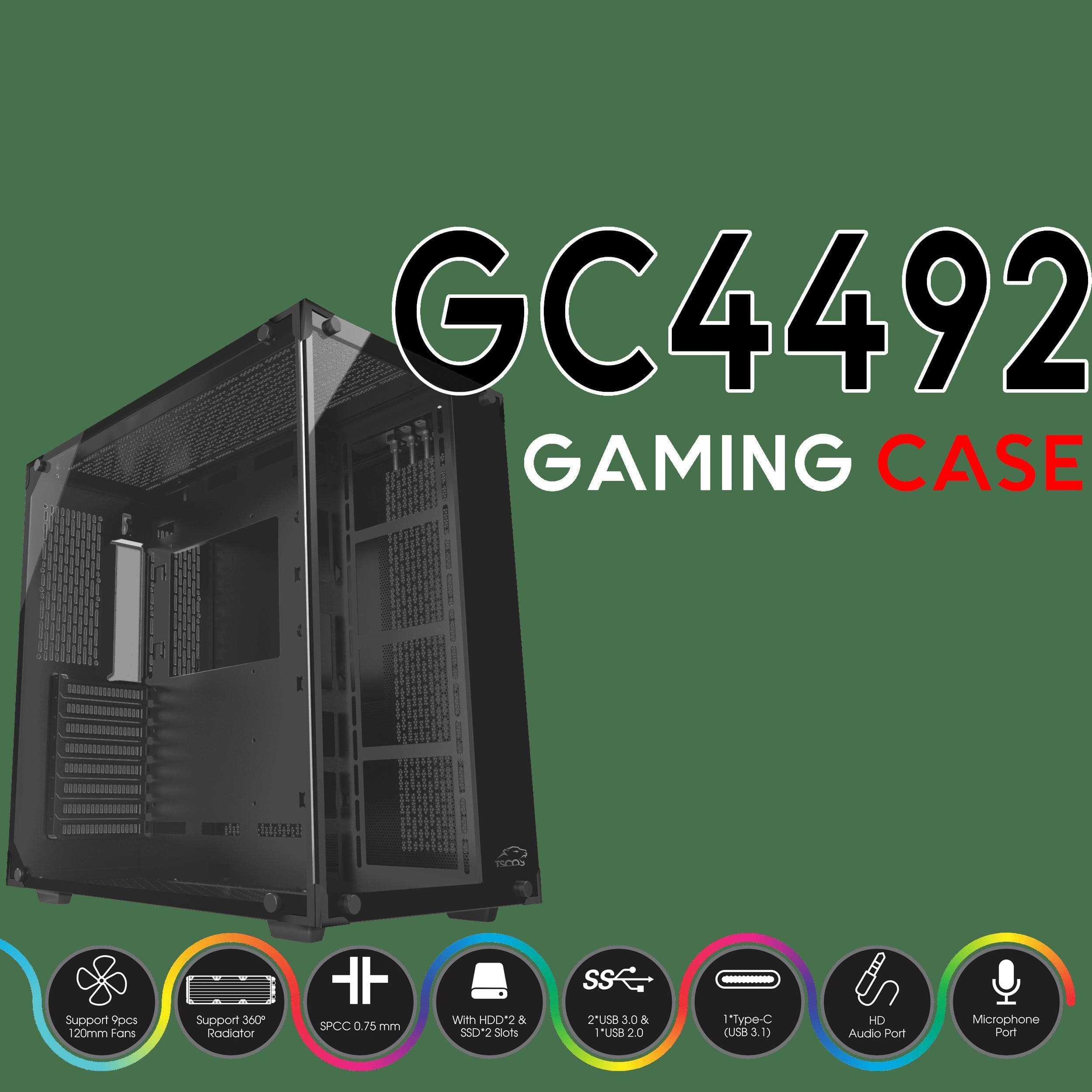 کیس کامپیوتر مخصوص بازی تسکو مدل GC 4492 — تصویر ۴
