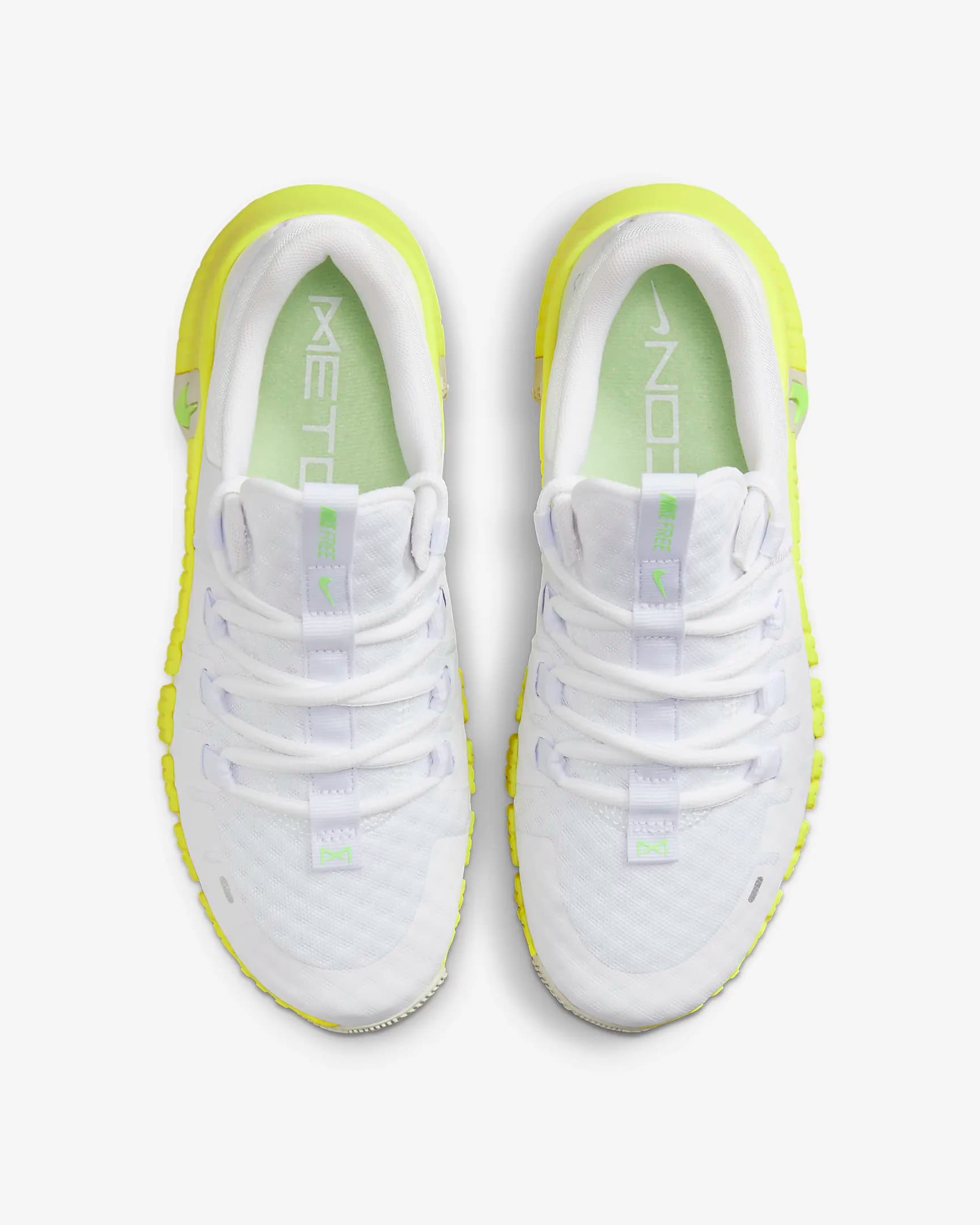 کفش مردانه نایک سفید و زرد Nike Free Metcon 5 — تصویر ۵