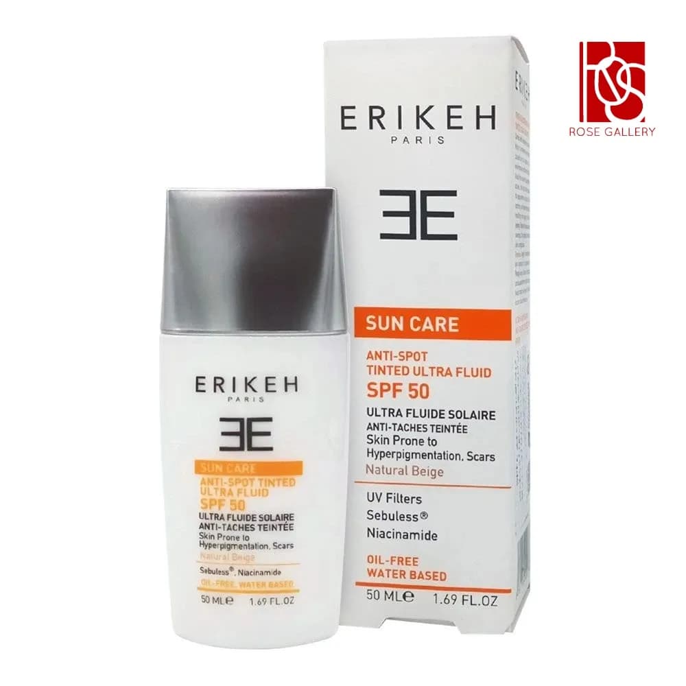 فلوئید ضد آفتاب و ضد لک SPF50 اریکه 50 میلی لیتر — تصویر ۲