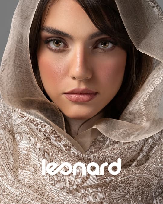شال ابریشم تافته دولایه CH146 — تصویر ۸