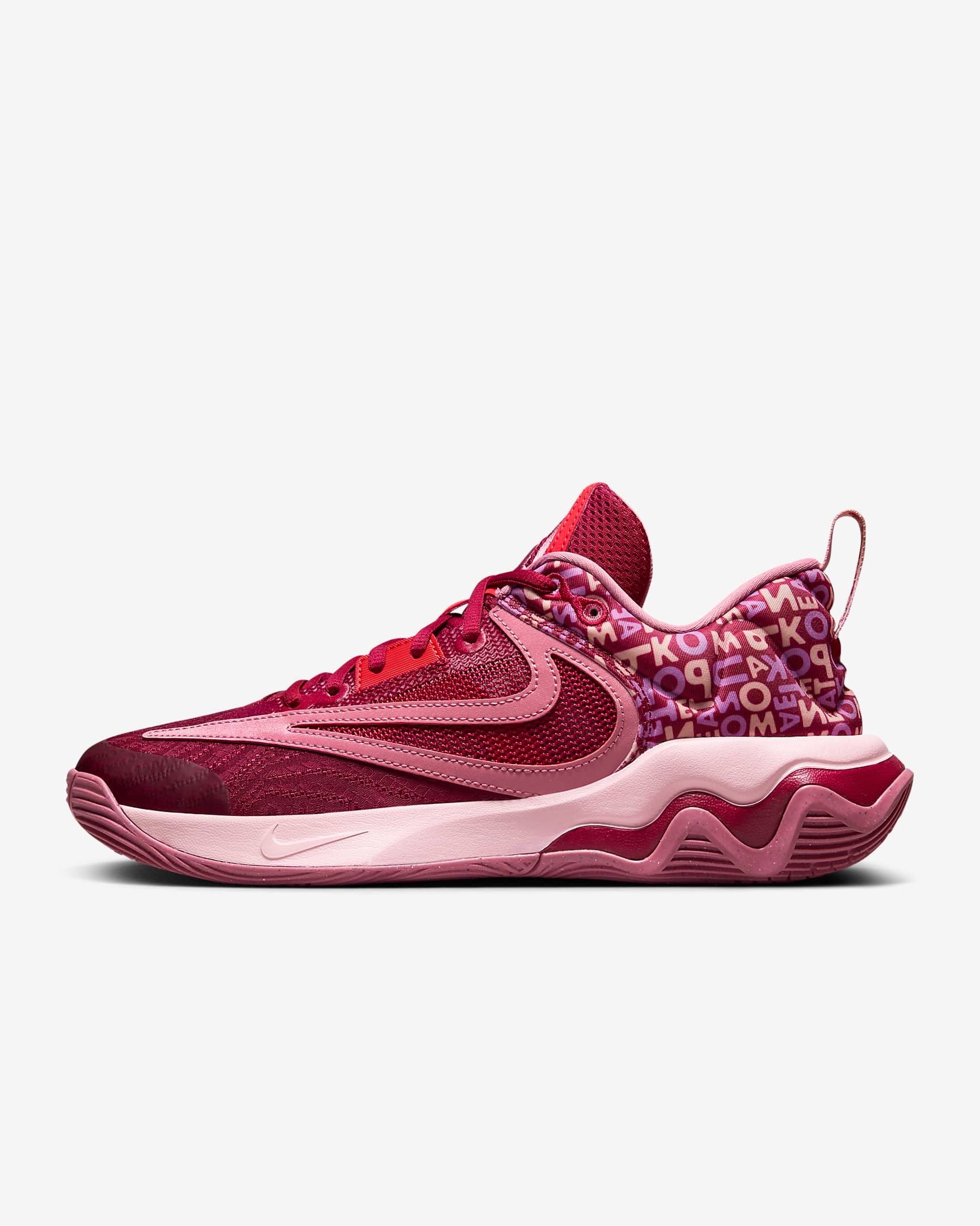 کفش مردانه نایک زرشکی Nike Giannis Immortality 3 — تصویر ۲