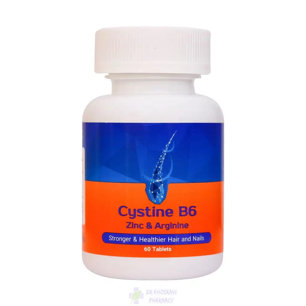 قرص سیستین B6 زینک و آرژنین آریا دارو 60 عدد