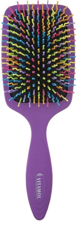 برس مو ویتامول سری Power Comb Crow مدل ۱۸۱۰۰ بنفش (بزرگ) — تصویر ۲