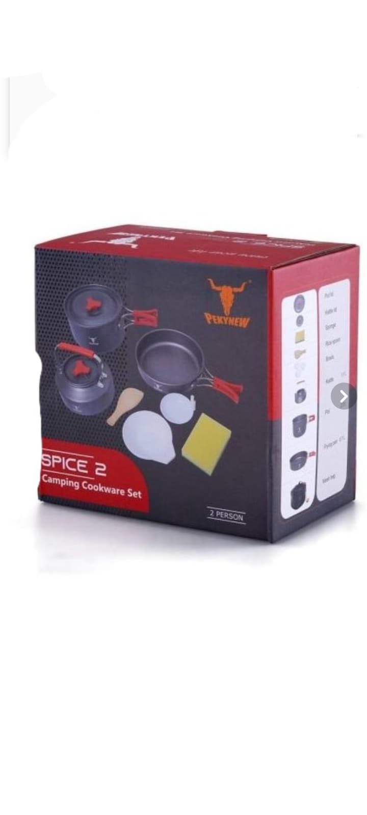 ست ظروف کمپینگ و کوهنوردی ۳ تکه پکینیو مدل SPICE2 — تصویر ۸