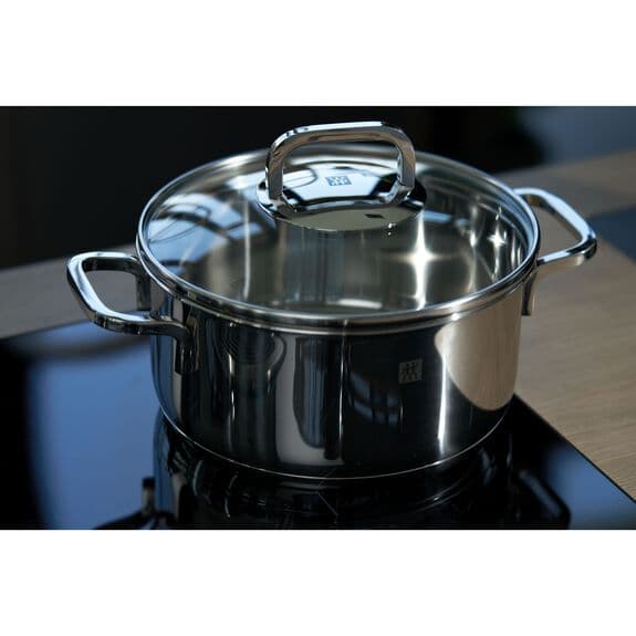 ست قابلمه و ماهیتابه زولینگ کوادرو 5پارچه Zwilling Quardo18/10 Stainless Steel Pot set silver — تصویر ۱۲