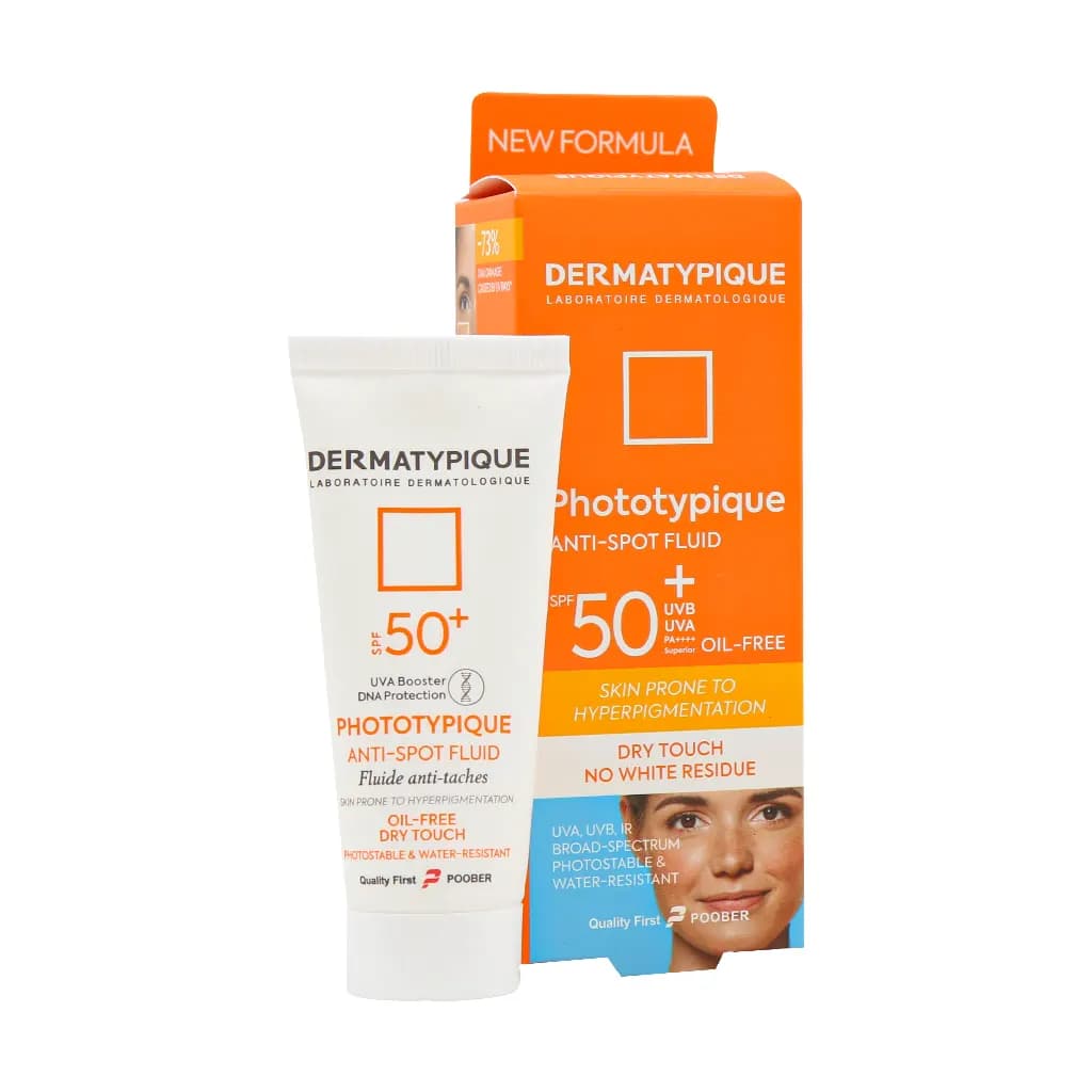 فلوئید ضد آفتاب ضد لک و روشن کننده SPF50 درماتیپیک 40 میلی لیتر — تصویر ۱۰