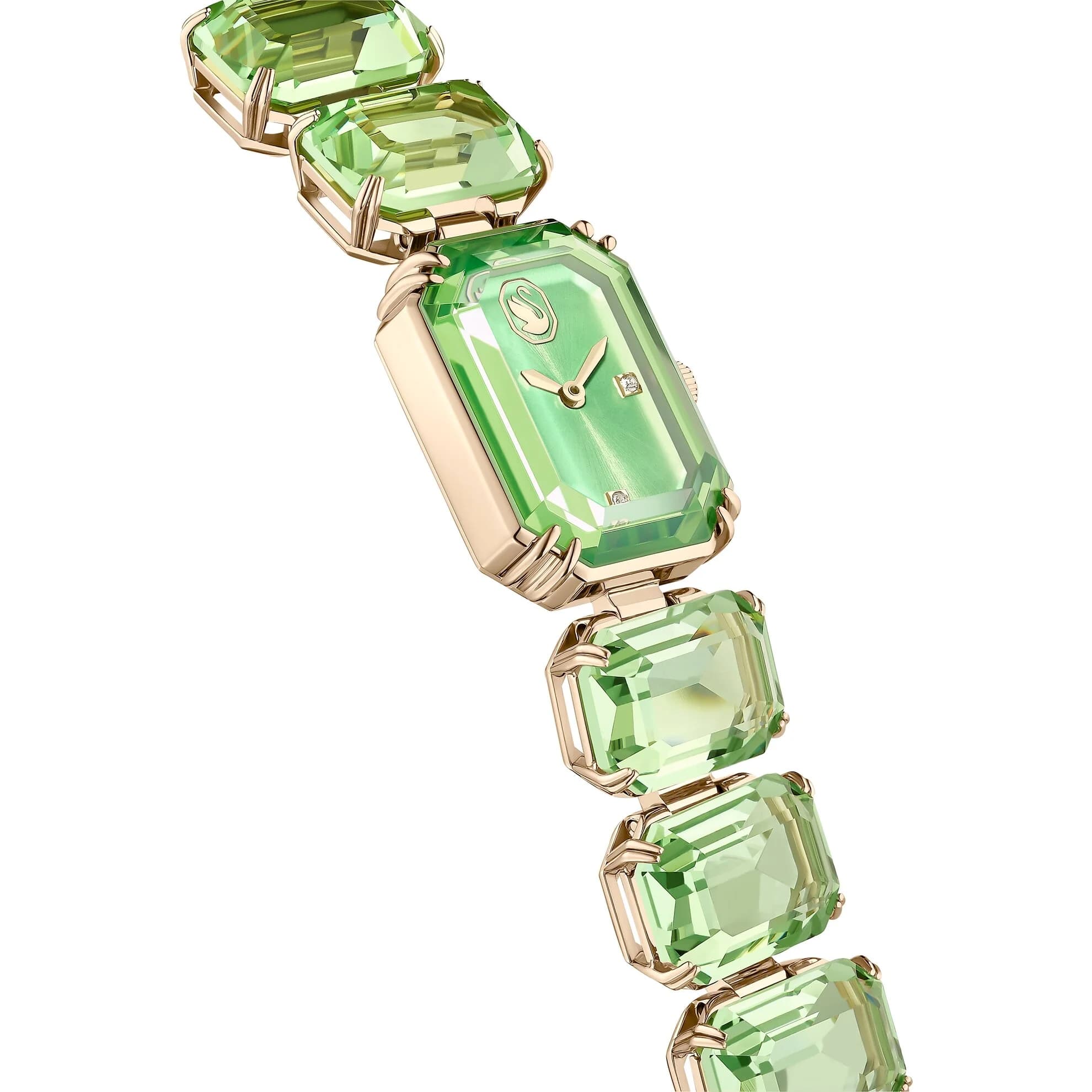 ساعت مچی سبز سوئیسی سواروسکی اورجینال Swarovski watch 5630834 — تصویر ۶