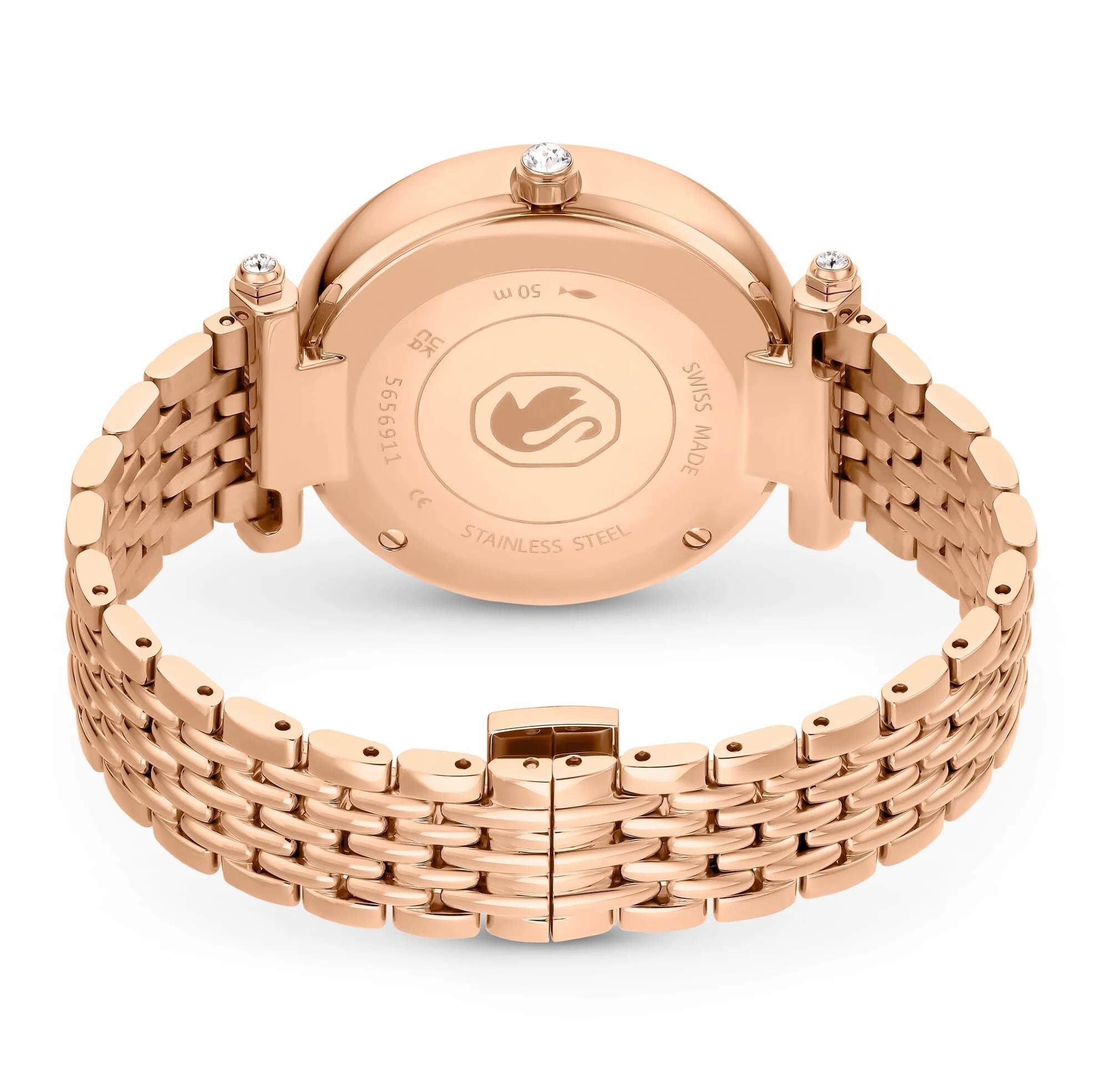 ساعت مچی رزگلد سوئیسی سواروسکی اورجینال Swarovski Crystalline Wonder Saat watch 5656911 — تصویر ۴