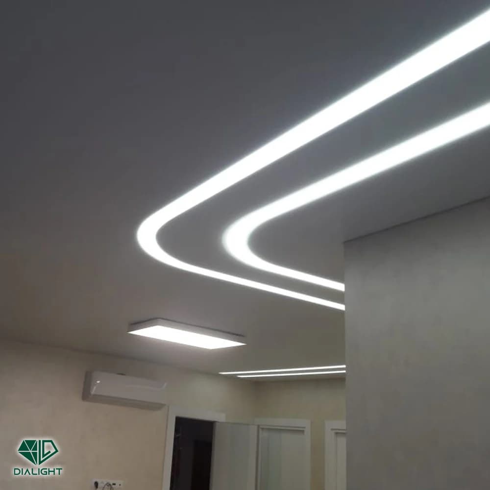 پروفیل لاین نوری کناف کرو توکار — تصویر ۳