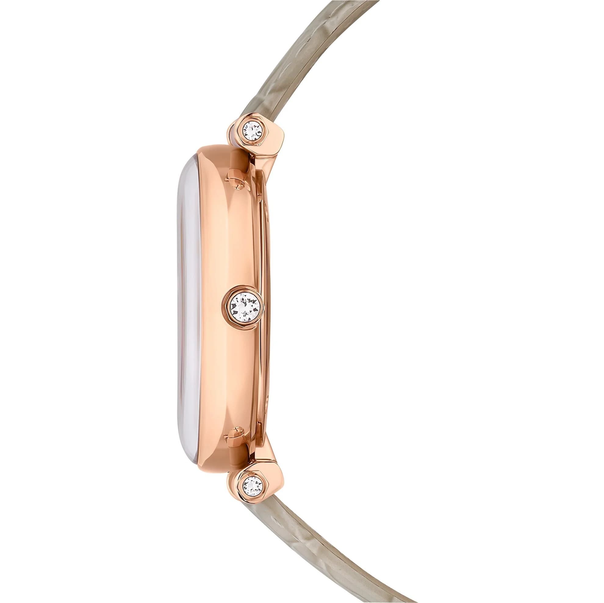 ساعت مچی بژ سوئیسی سواروسکی اورجینال Swarovski Crystalline Wonder Saat watch 5656899 — تصویر ۷