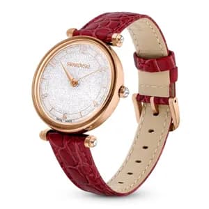 ساعت مچی قرمز سوئیسی سواروسکی اورجینال Swarovski Crystalline Wonder Saat watch 5656905