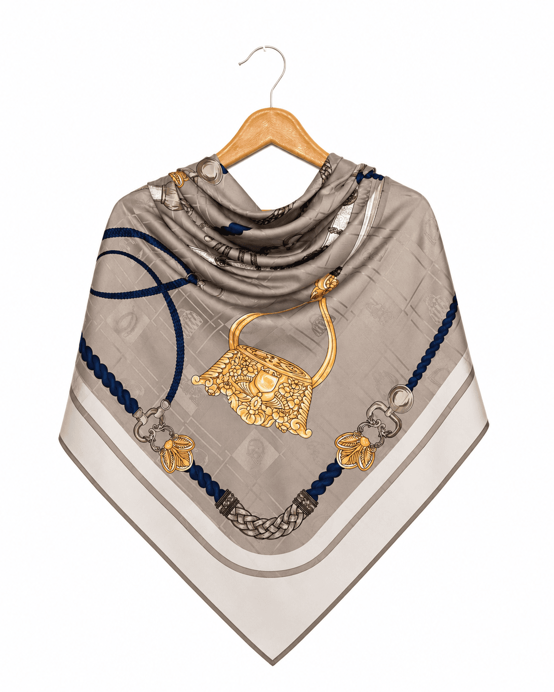 روسری ابریشم ژاکارد 2380 — تصویر ۴