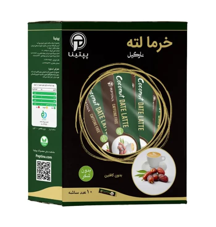 خرما لته نارگیل 10 عددی پپتینا — تصویر ۲