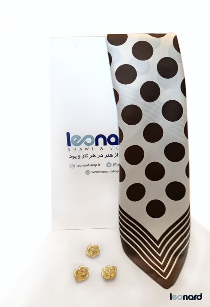 روسری مینی اسکارف ابریشم توییل 2405 — تصویر ۲