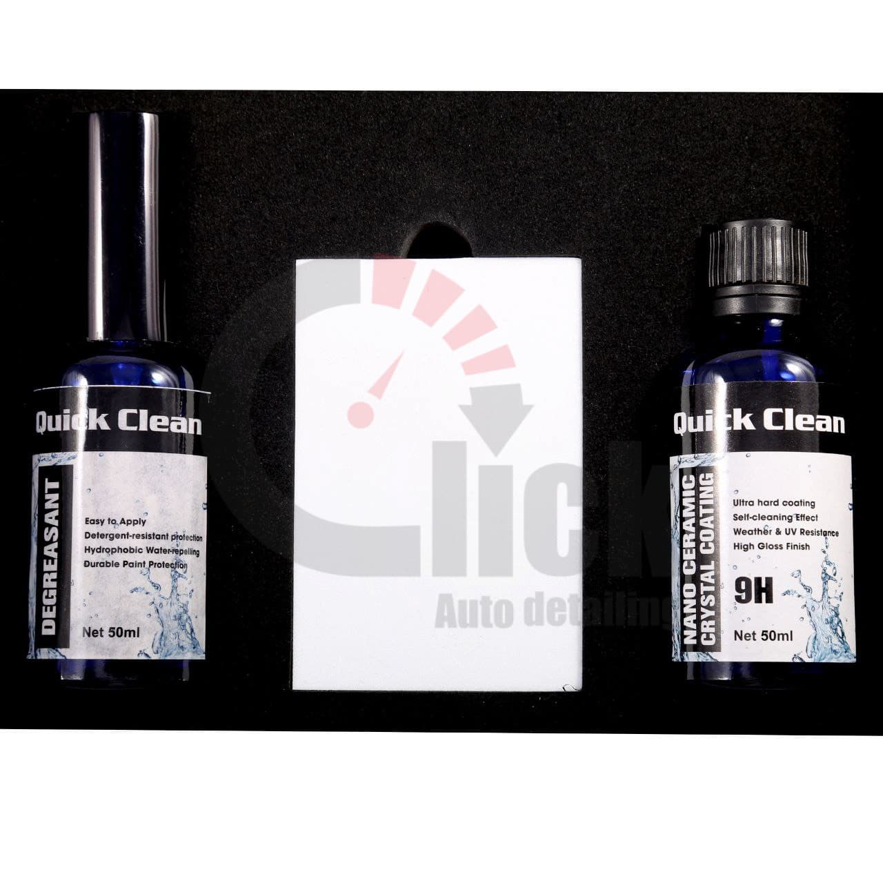 سرامیک بدنه خودرو کوییک کلین Quick Clean Nano Ceramic Crystal Coating — تصویر ۵