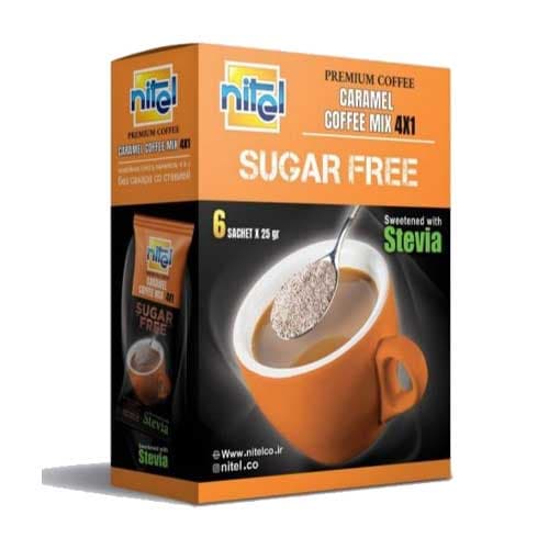 کافی میکس بدون شکر 1*4 کارامل با استویا نیتل — تصویر ۲