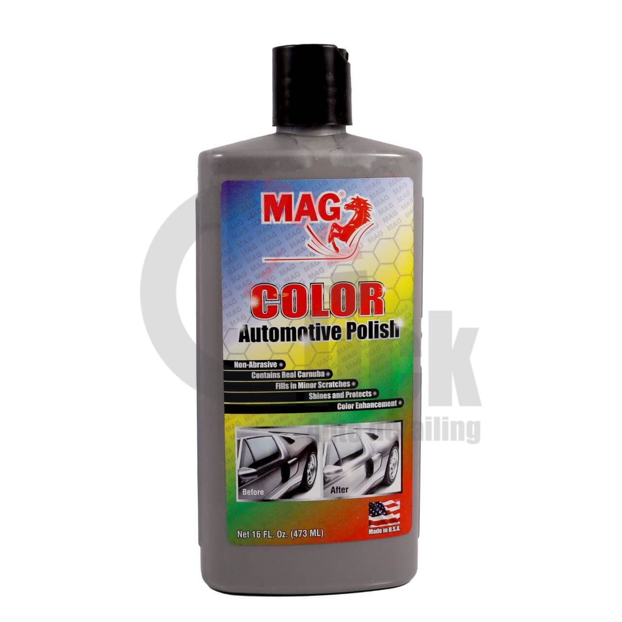 پولیش واکس طوسی همرنگ مگ MAG Color Automotive polish — تصویر ۳