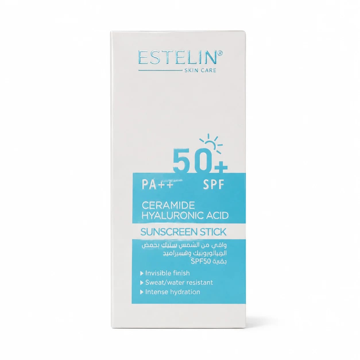 ضد آفتاب استیکی استلین SPF50+ حاوی سرامید و هیالورونیک اسید حجم 20 میلی لیتر — تصویر ۲