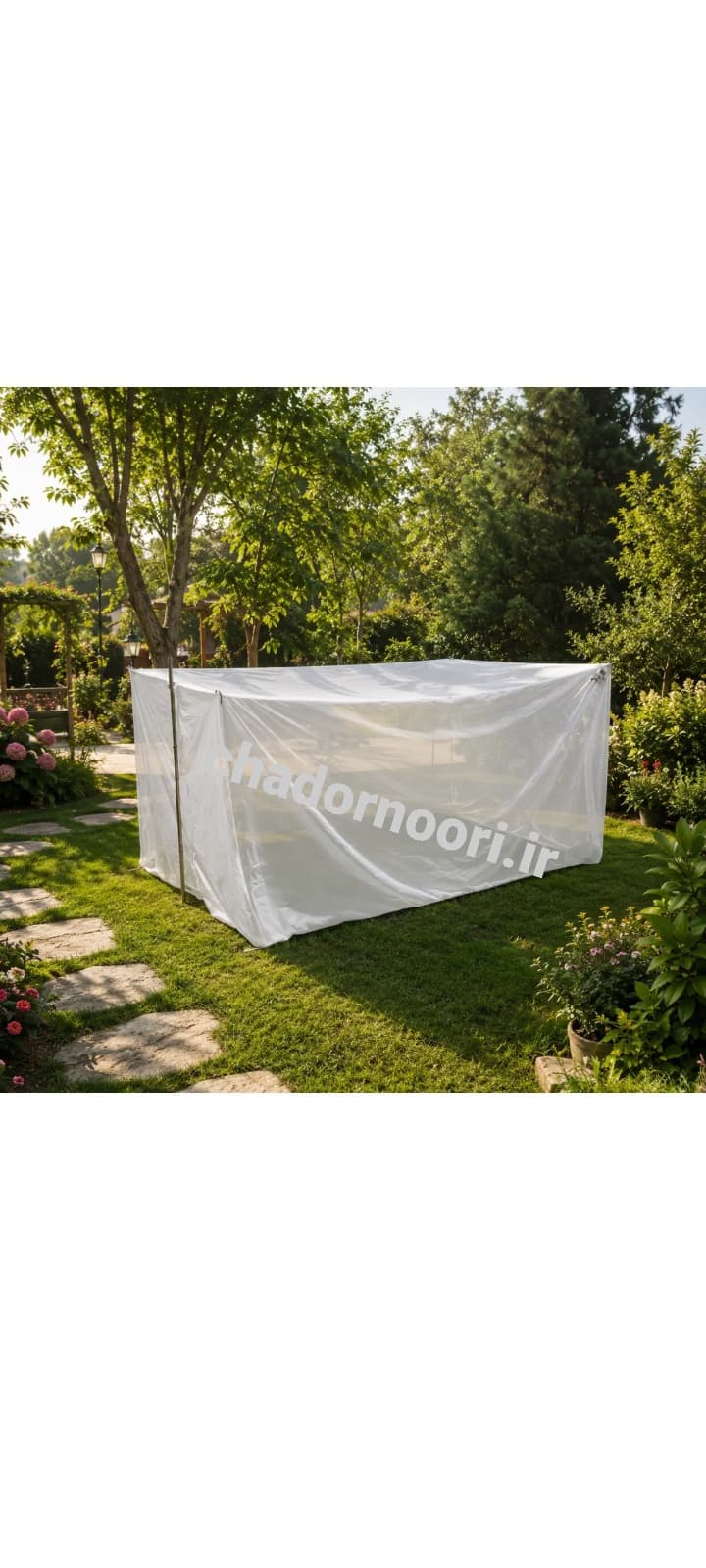 پشه بند سنتی کفدار ۱۲نفره سایز 300cm x 200cmدرجه یک ارتفاع ۲متر