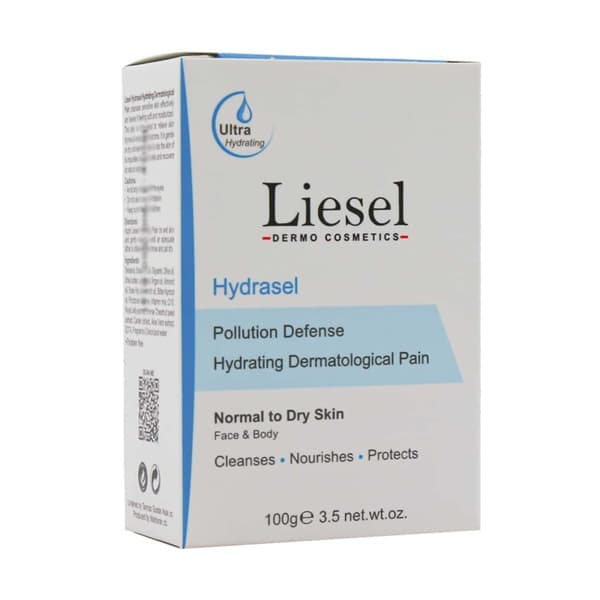 پن آبرسان لایسل مدل هیدراسل hydrasel وزن ۱۰۰ گرم | Liesel Hydradel Intensive Dermatological Pain 100 g — تصویر ۲