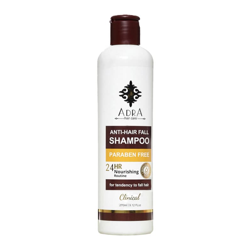شامپو تقویت کننده و ضد ریزش مو آدرا مدل کافئین عسل حجم ۲۷۰ میلی لیتر | Adra Anti –Hair loss Caffeine Shampoo 270 ml — تصویر ۲