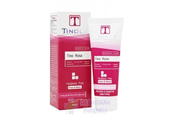 کرم مرطوب کننده و ضد قرمزی پوست تینولا Tino Rosa حجم 40 میلی لیتر — تصویر ۲