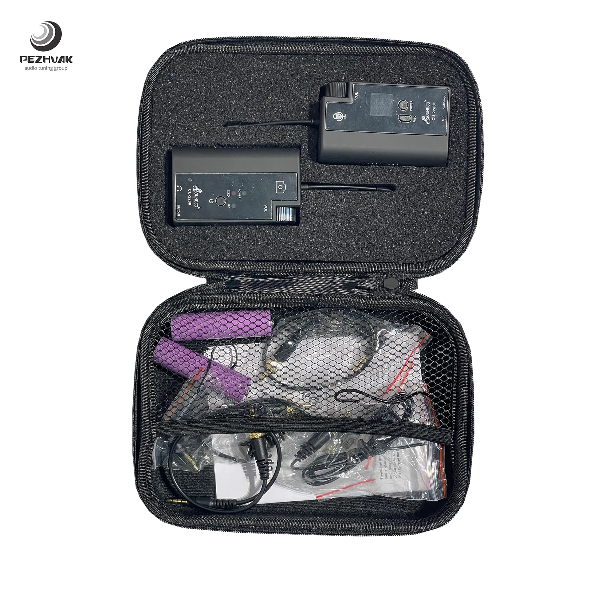 میکروفون بی سیم یقه ای ساندکو مدل Soundco CU-2200 — تصویر ۶