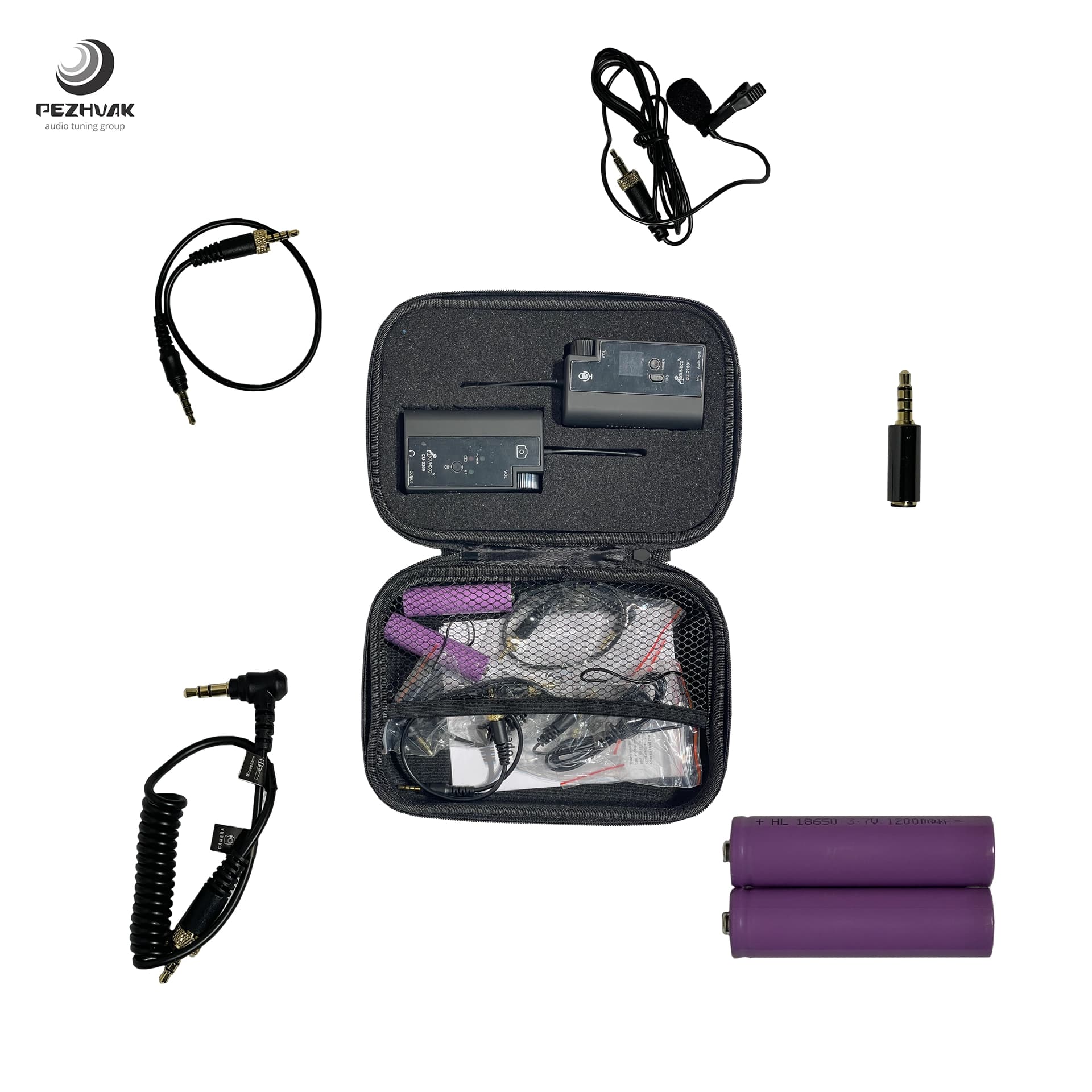 میکروفون بی سیم یقه ای ساندکو مدل Soundco CU-2200 — تصویر ۲
