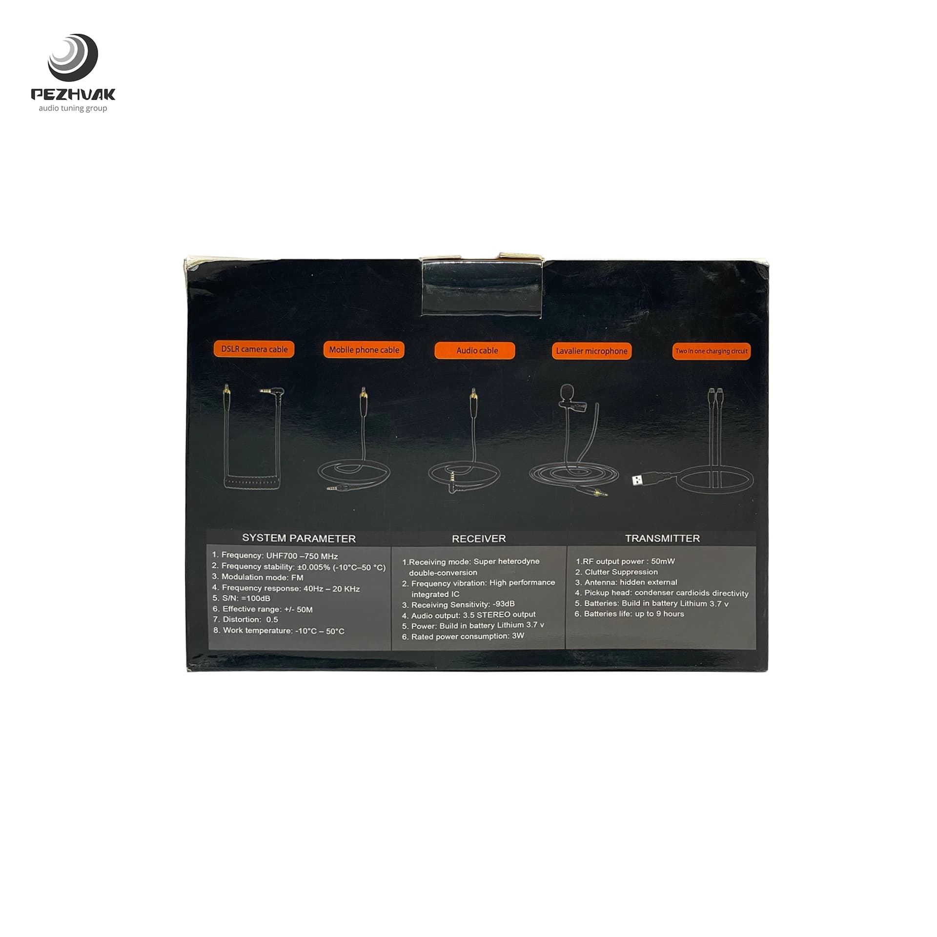 میکروفون بی سیم یقه ای ساندکو مدل Soundco CU-2200 — تصویر ۸