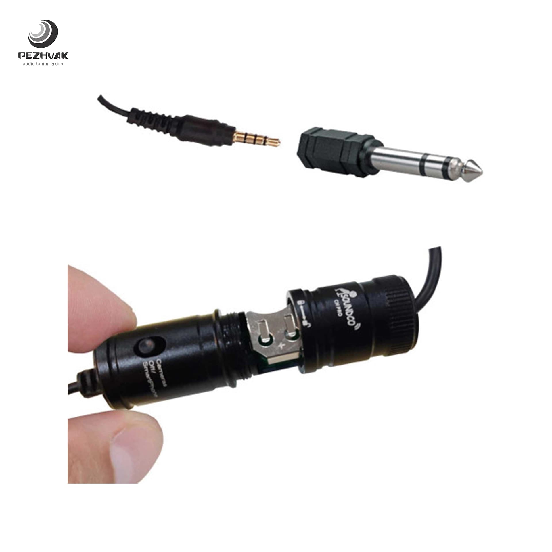 میکروفون یقه ای با سیم ساندکو مدل CM Pro Plus — تصویر ۷
