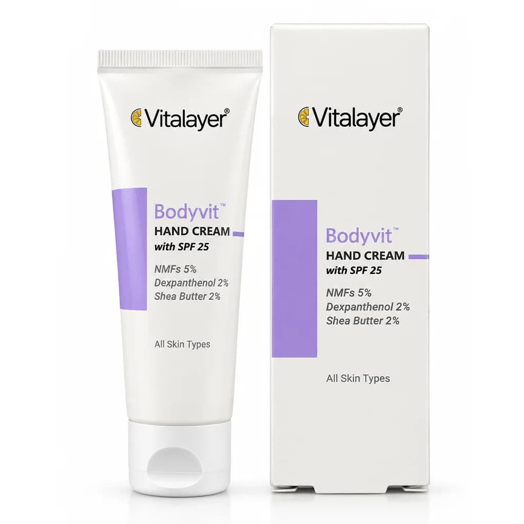 کرم مرطوب کننده دست SPF25 بادی ویت ویتالیر 75 میلی لیتر — تصویر ۳