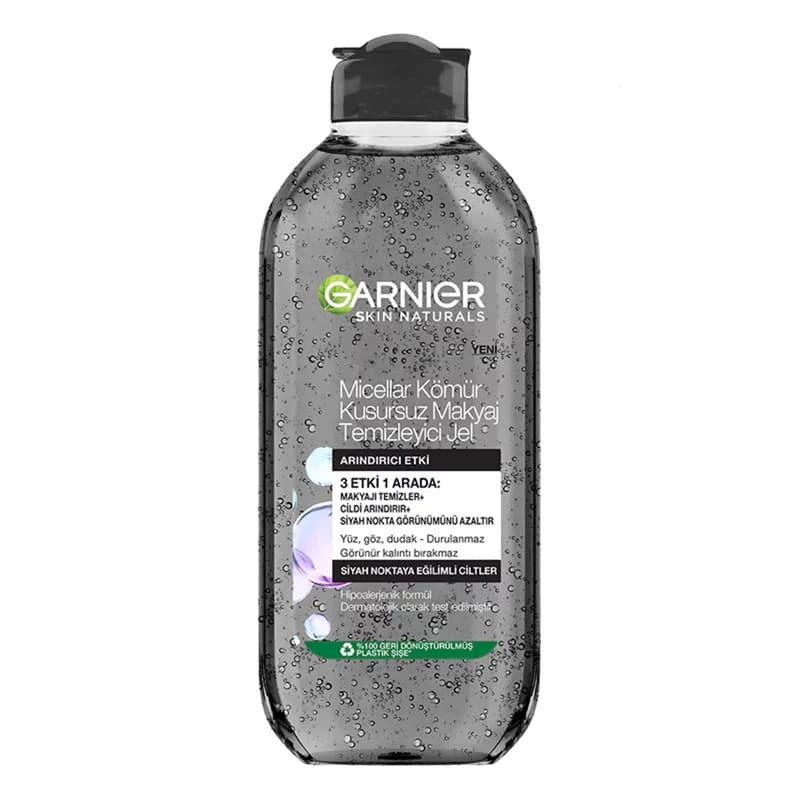 ژل میسلار گارنیر مدل Charcoal حاوی زغال فعال حجم 400 میلی لیتر — تصویر ۳