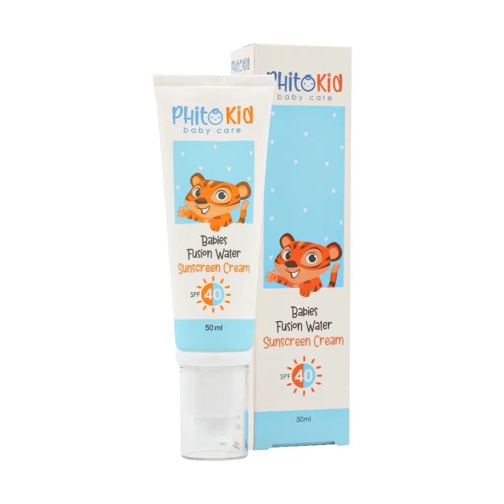 کرم ضد آفتاب فیوژن واتر کودک SPF40 فیتوکید 50 میلی لیتر — تصویر ۶