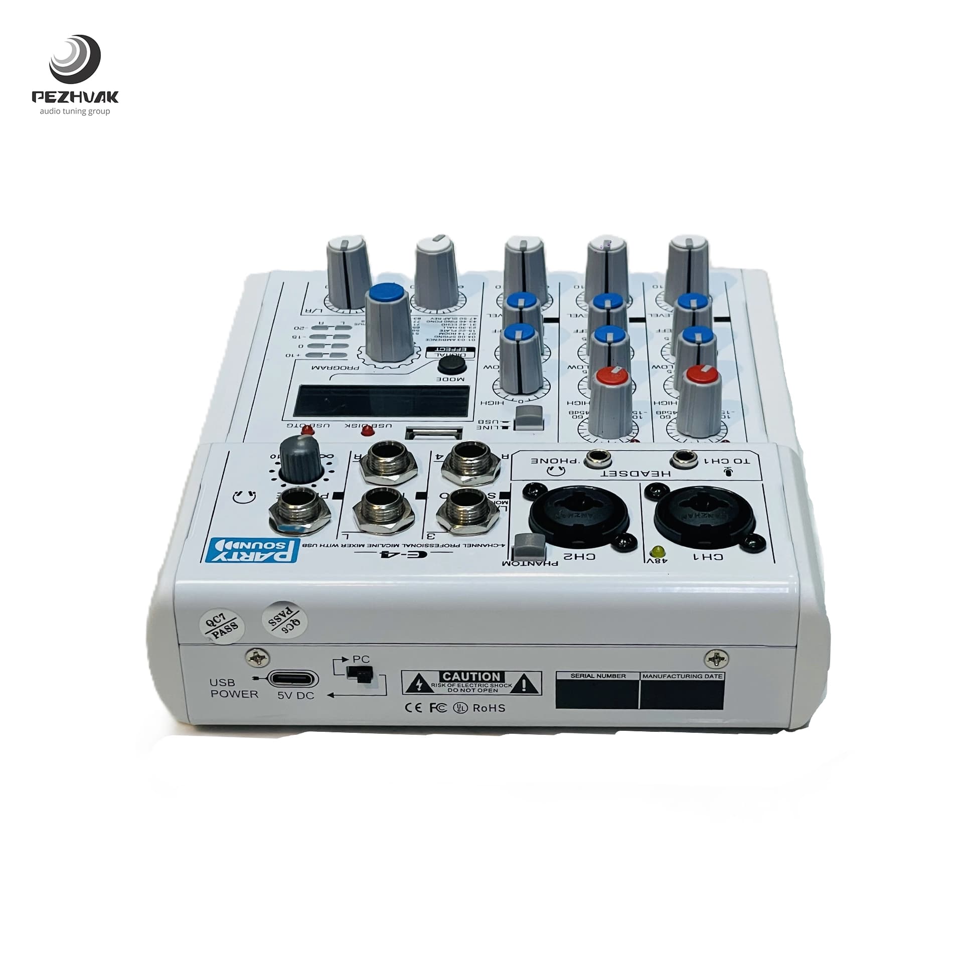 میکسر 4 کانال PARTYSOUND مدل E-4 — تصویر ۹