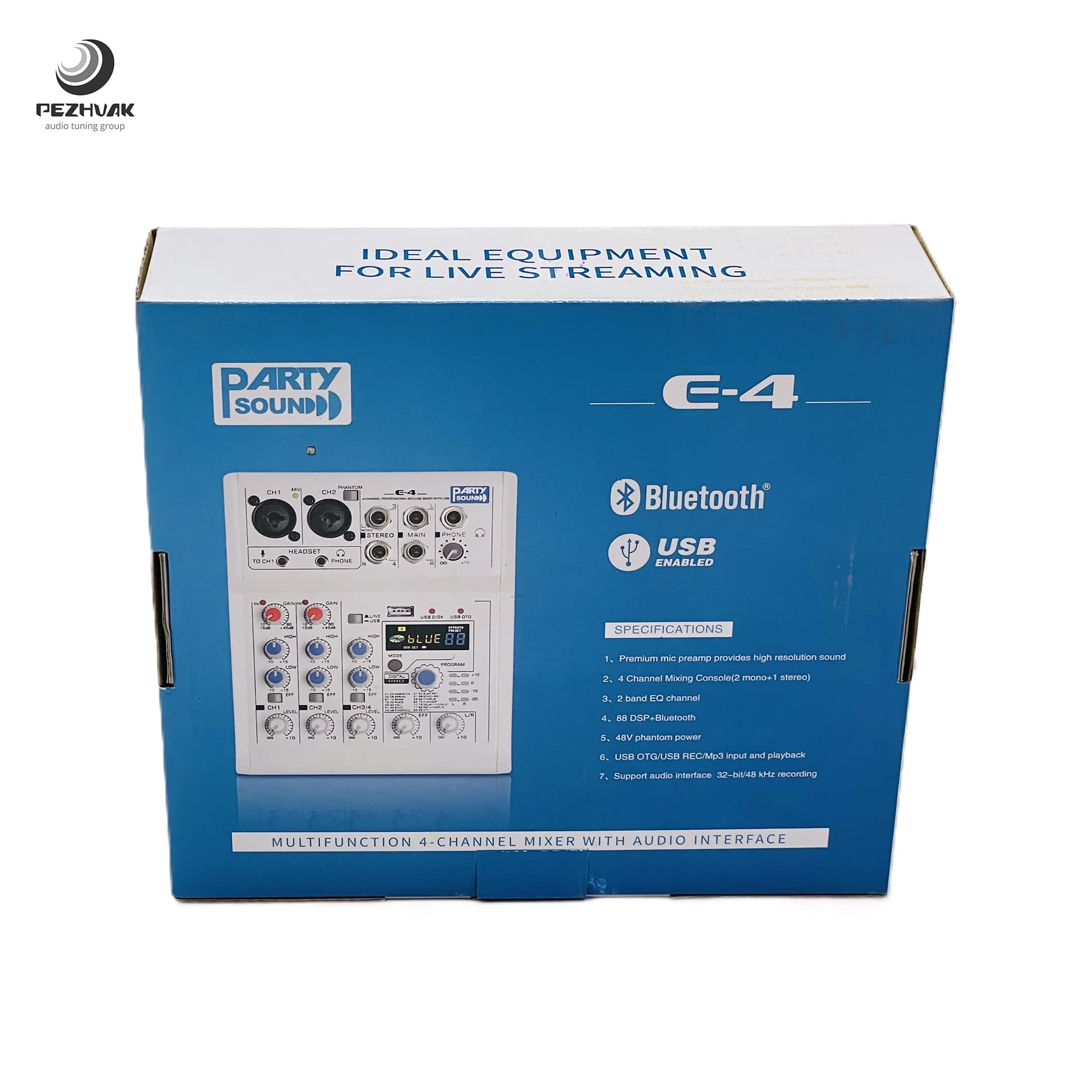 میکسر 4 کانال PARTYSOUND مدل E-4 — تصویر ۱۱