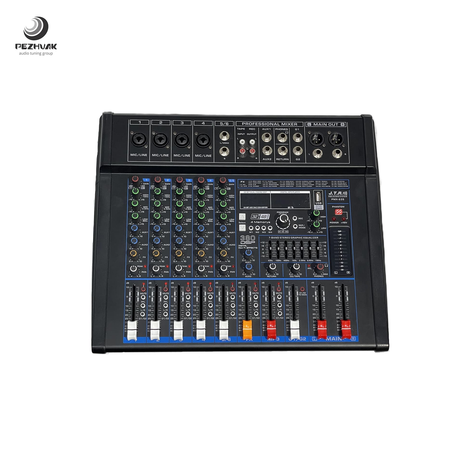 پاورمیکسر JTR (جی تی آر) مدل JTR PMX-635 — تصویر ۷