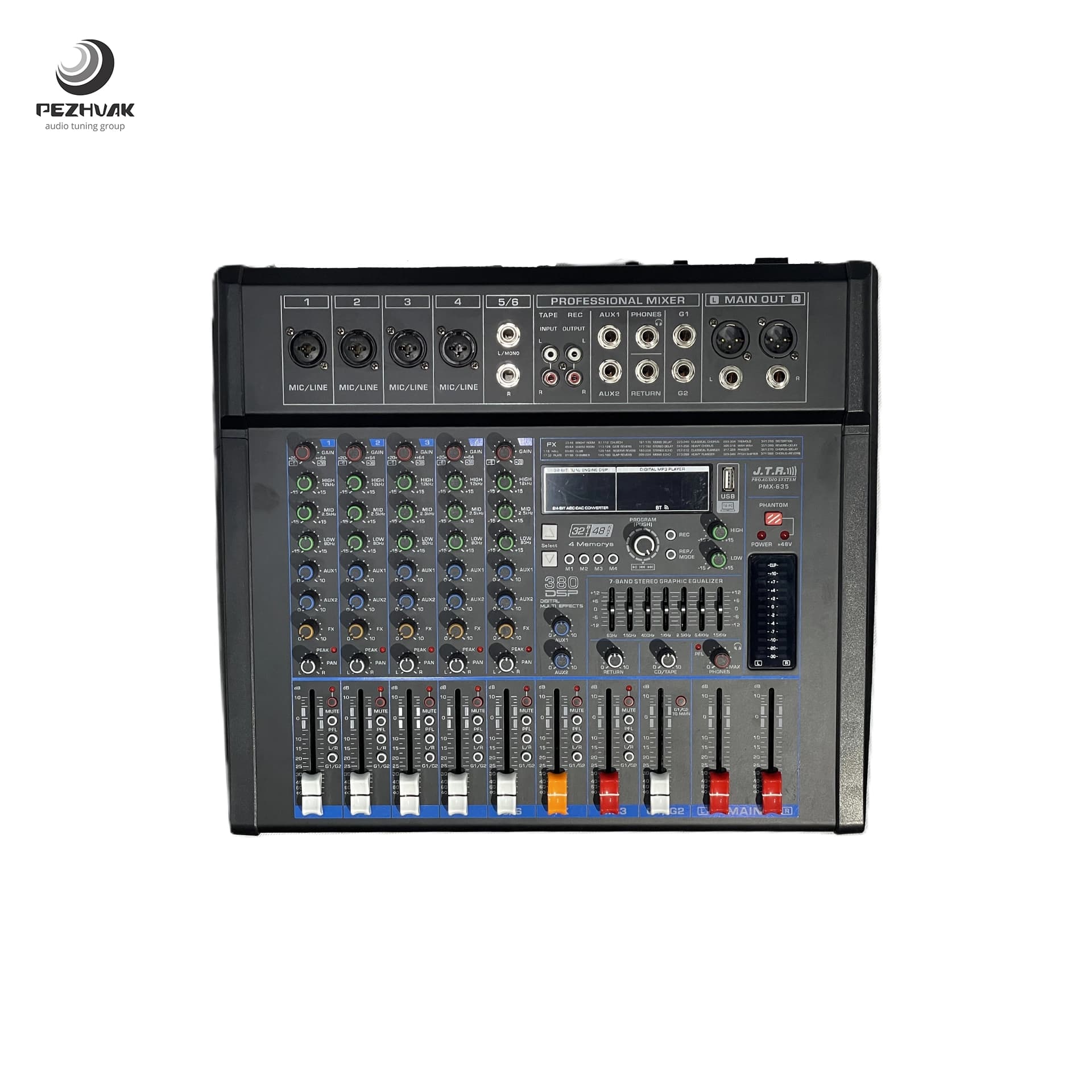 پاورمیکسر JTR (جی تی آر) مدل JTR PMX-635 — تصویر ۸