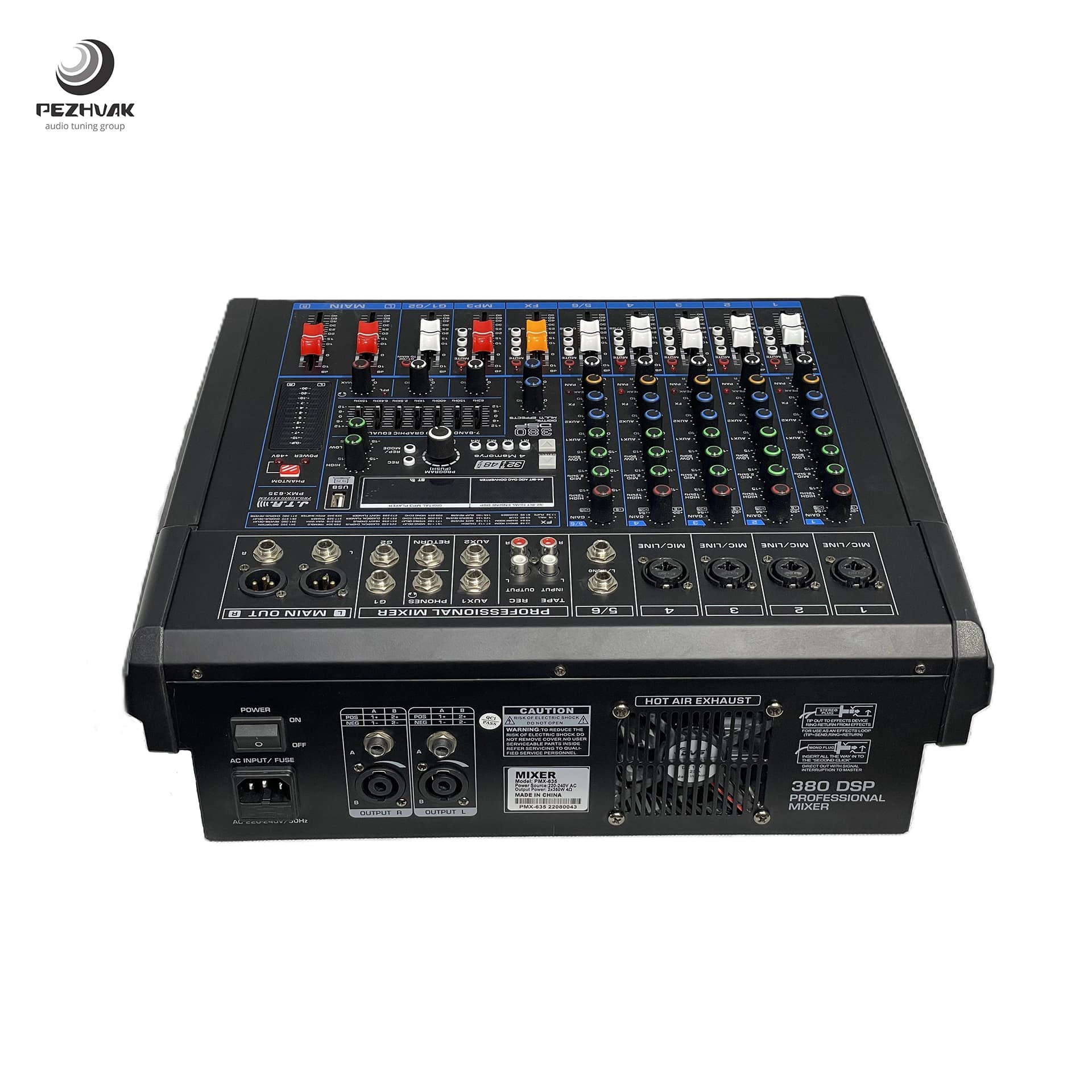 پاورمیکسر JTR (جی تی آر) مدل JTR PMX-635 — تصویر ۹