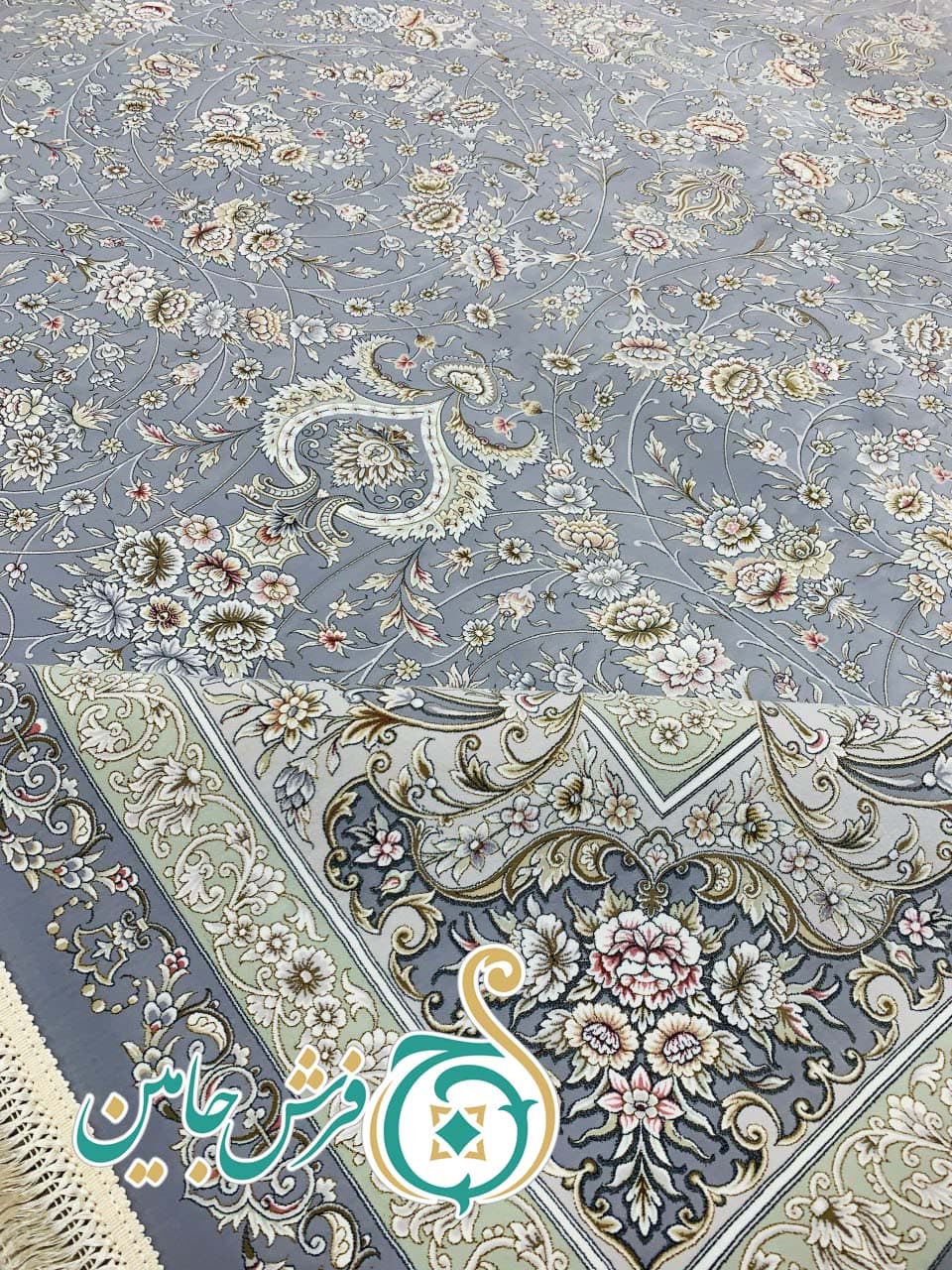 فرش 1700 شانه تراکم 5100 بدون برجستگی طرح سما دلفینی ده رنگ — تصویر ۵
