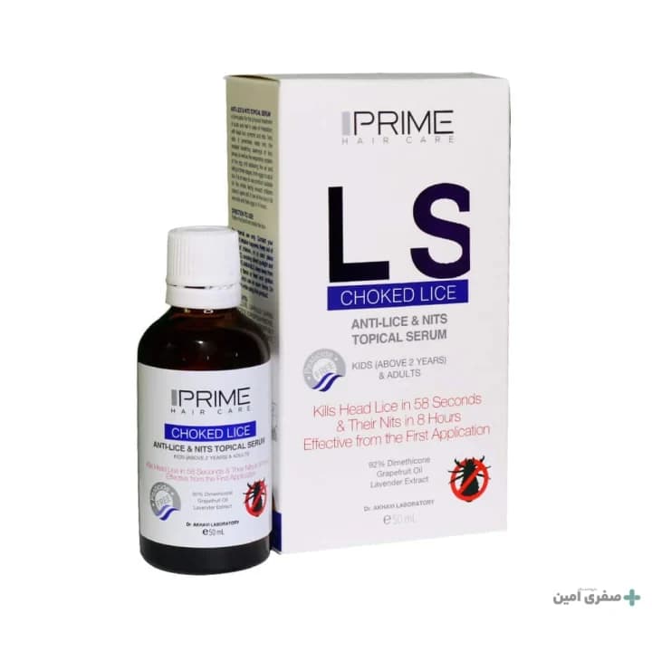 سرم مو برطرف‌کننده حشرات مدل LS پرایم 50 میلی لیتر