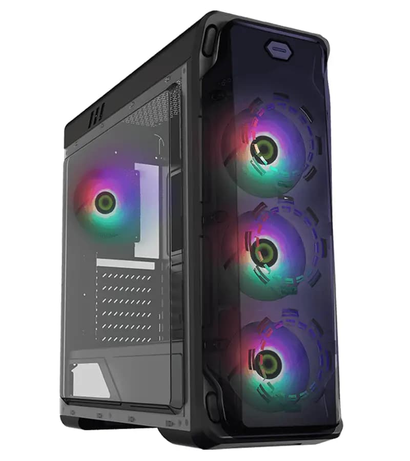 کیس گیمینگ گیم‌ مکس Starlight Black FRGB — تصویر ۲